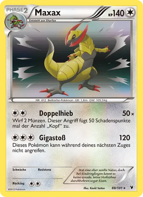 Maxax — Königliche Siege 88 German Pokémon card