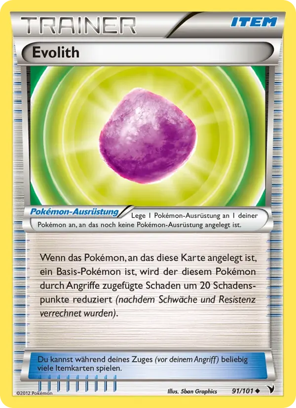 Evolith — Königliche Siege 91 German Pokémon card