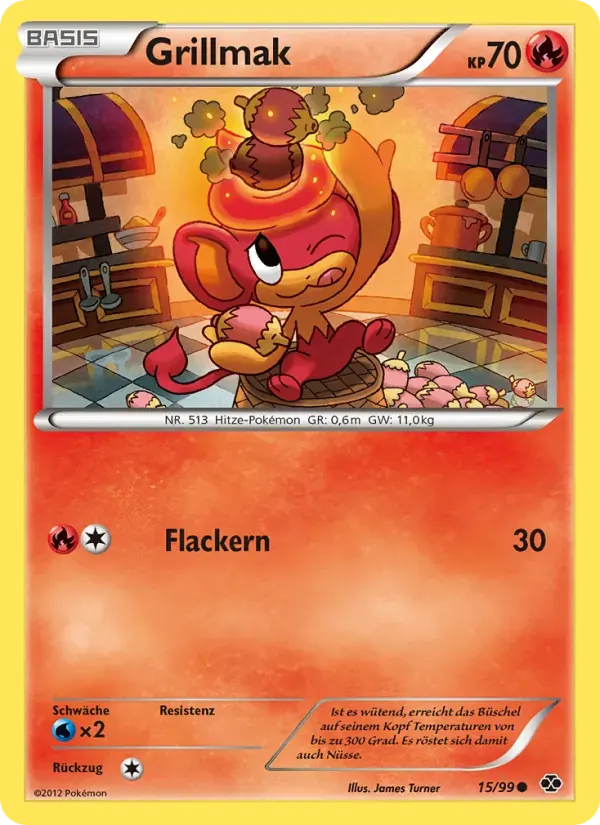Grillmak — Kommende Schicksale 15 German Pokémon card