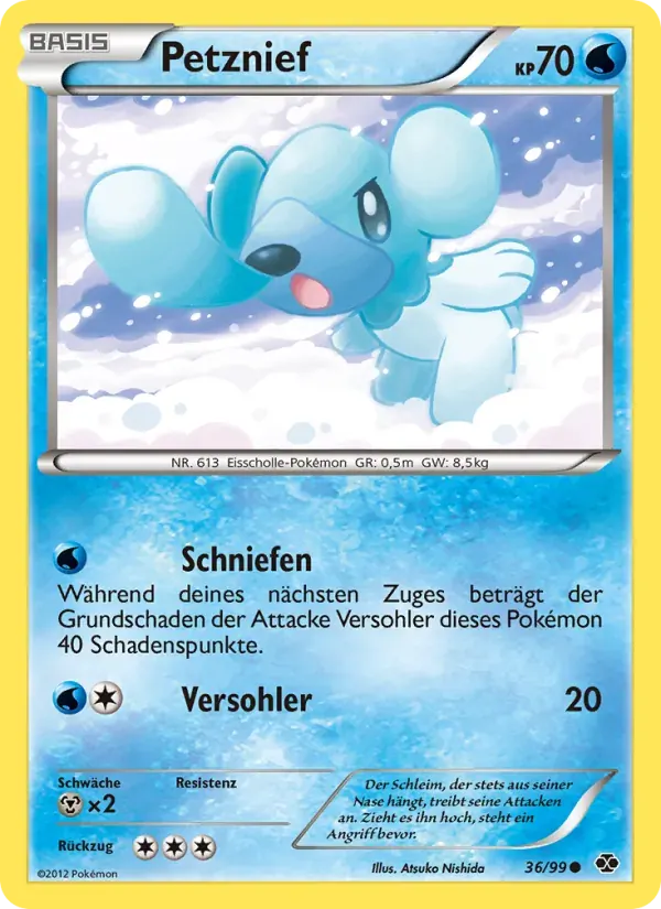 Petznief — Kommende Schicksale 36 German Pokémon card