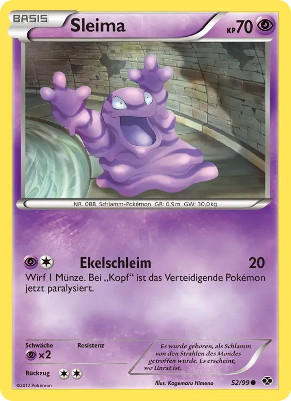 Sleima — Kommende Schicksale 52 German Pokémon card