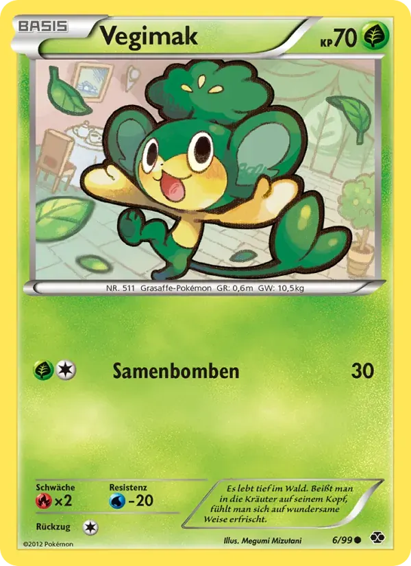 Vegimak — Kommende Schicksale 6 German Pokémon card