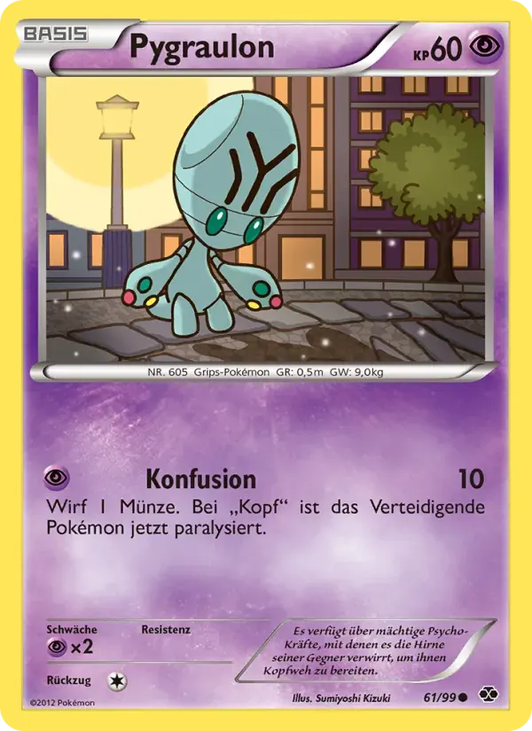 Pygraulon — Kommende Schicksale 61 German Pokémon card