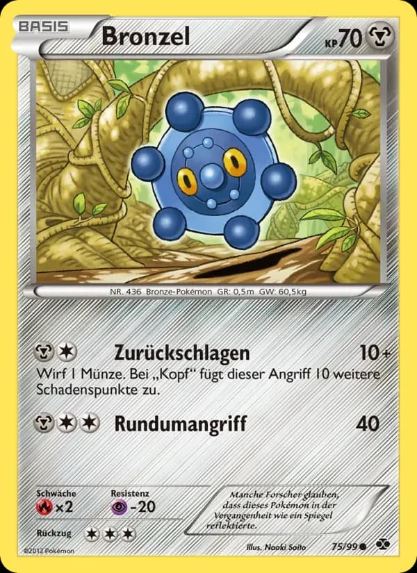 Bronzel — Kommende Schicksale 75 German Pokémon card