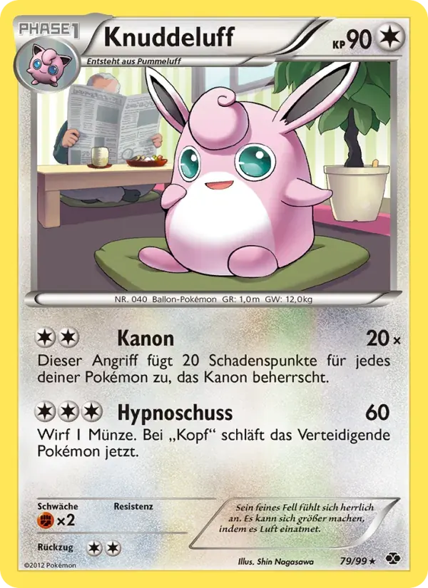 Knuddeluff — Kommende Schicksale 79 German Pokémon card