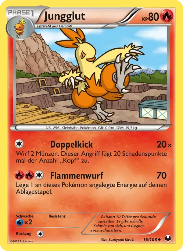 Jungglut — Erforscher der Finsternis 16 German Pokémon card
