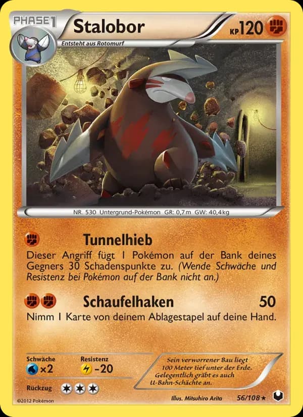 Stalobor — Erforscher der Finsternis 56 German Pokémon card