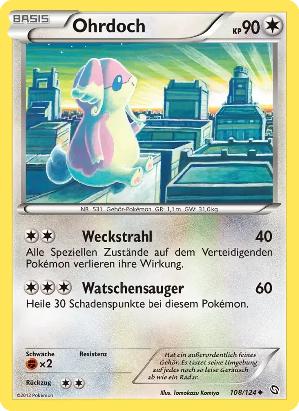 Ohrdoch — Hoheit der Drachen 108 German Pokémon card