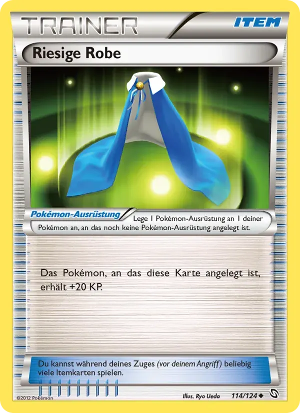 Riesige Robe — Hoheit der Drachen 114 German Pokémon card