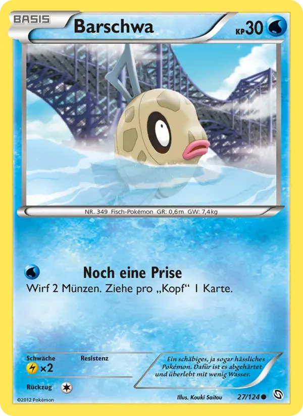 Barschwa — Hoheit der Drachen 27 German Pokémon card