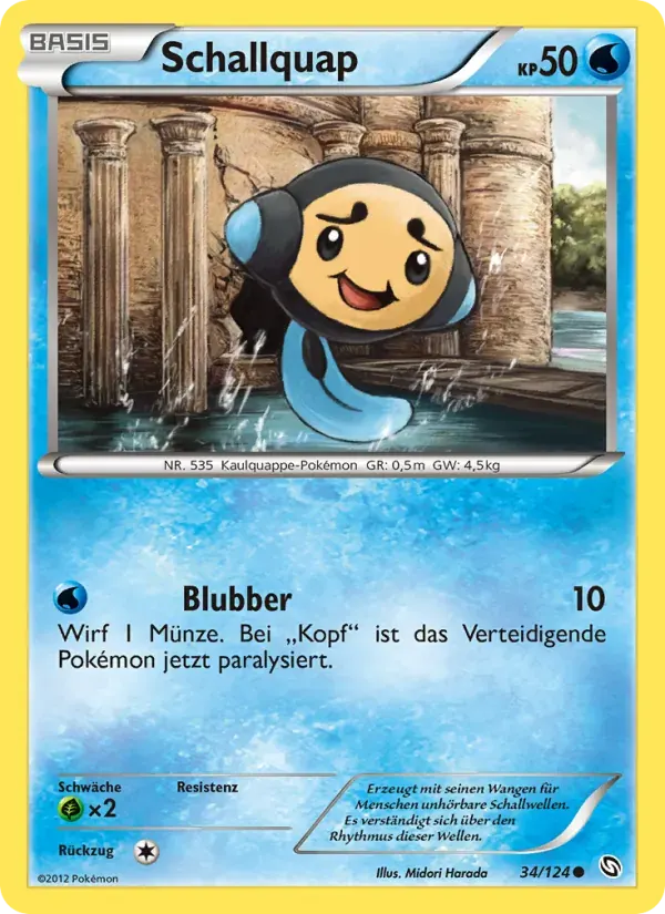 Schallquap — Hoheit der Drachen 34 German Pokémon card