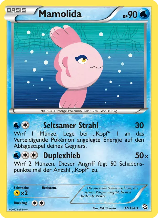 Mamolida — Hoheit der Drachen 37 German Pokémon card