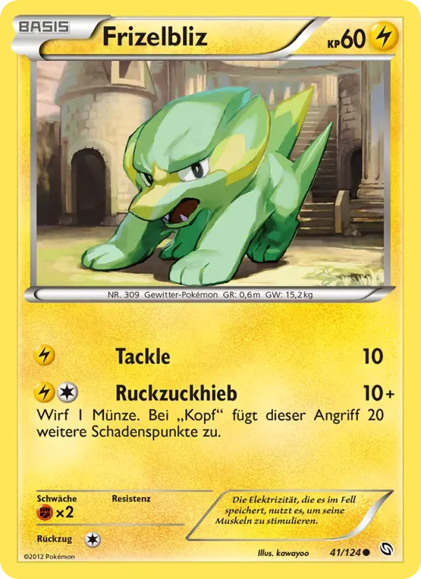 Frizelbliz — Hoheit der Drachen 41 German Pokémon card