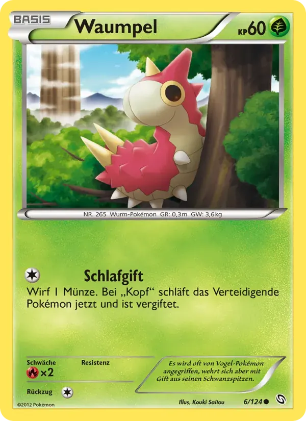 Waumpel — Hoheit der Drachen 6 German Pokémon card