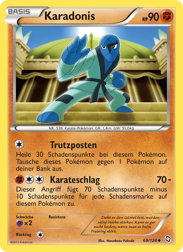 Karadonis — Hoheit der Drachen 69 German Pokémon card