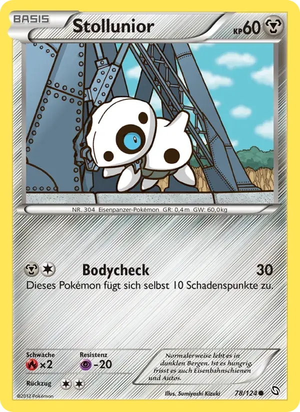 Stollunior — Hoheit der Drachen 78 German Pokémon card
