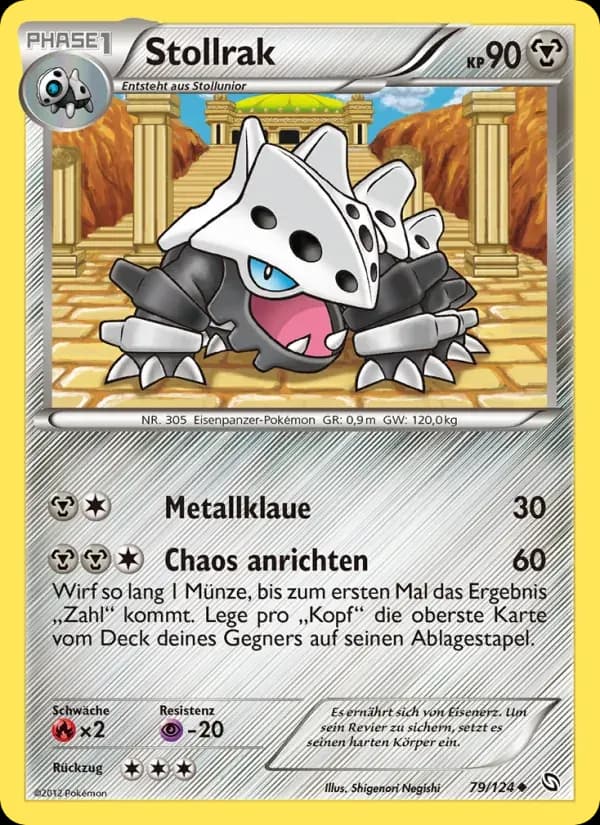 Stollrak — Hoheit der Drachen 79 German Pokémon card
