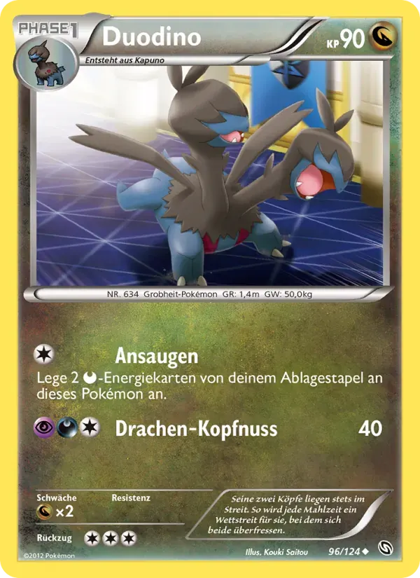 Duodino — Hoheit der Drachen 96 German Pokémon card