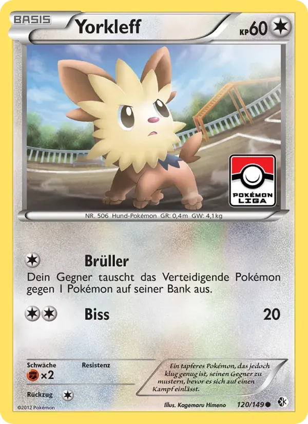 Yorkleff — Überschrittene Schwellen 120 German Pokémon card