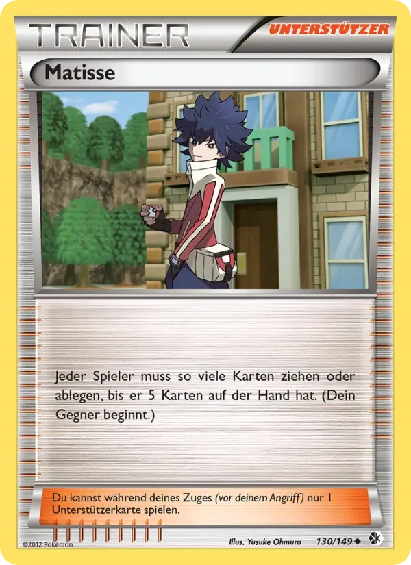Matisse — Überschrittene Schwellen 130 German Pokémon card