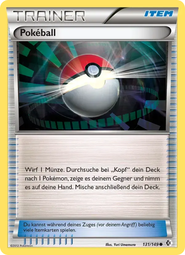 Pokéball — Überschrittene Schwellen 131 German Pokémon card