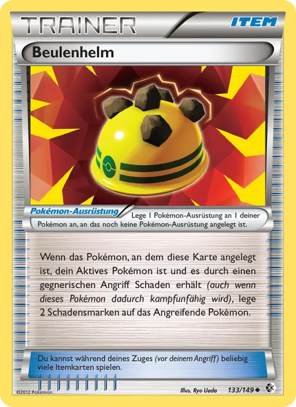 Beulenhelm — Überschrittene Schwellen 133 German Pokémon card
