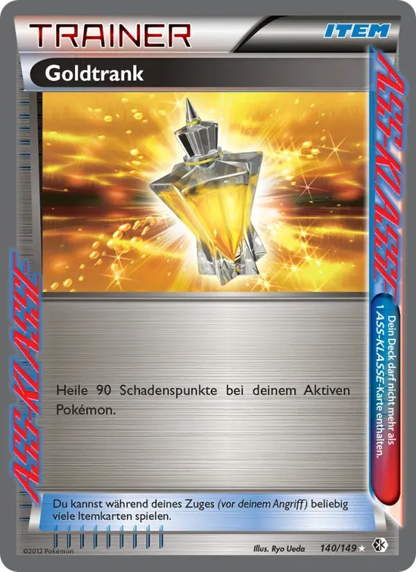 Goldtrank — Überschrittene Schwellen 140 German Pokémon card