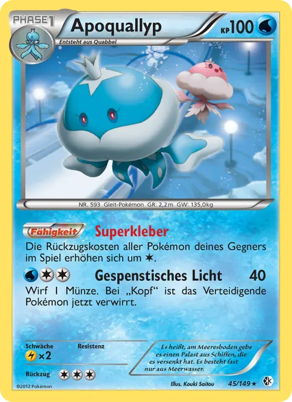 Apoquallyp — Überschrittene Schwellen 45 German Pokémon card
