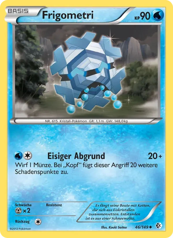 Frigometri — Überschrittene Schwellen 46 German Pokémon card