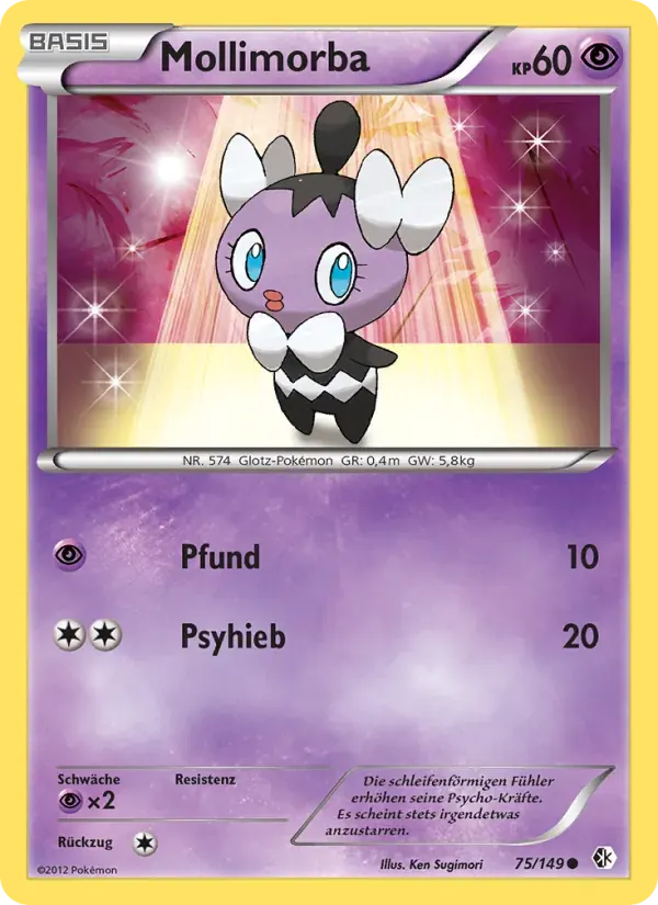 Mollimorba — Überschrittene Schwellen 75 German Pokémon card
