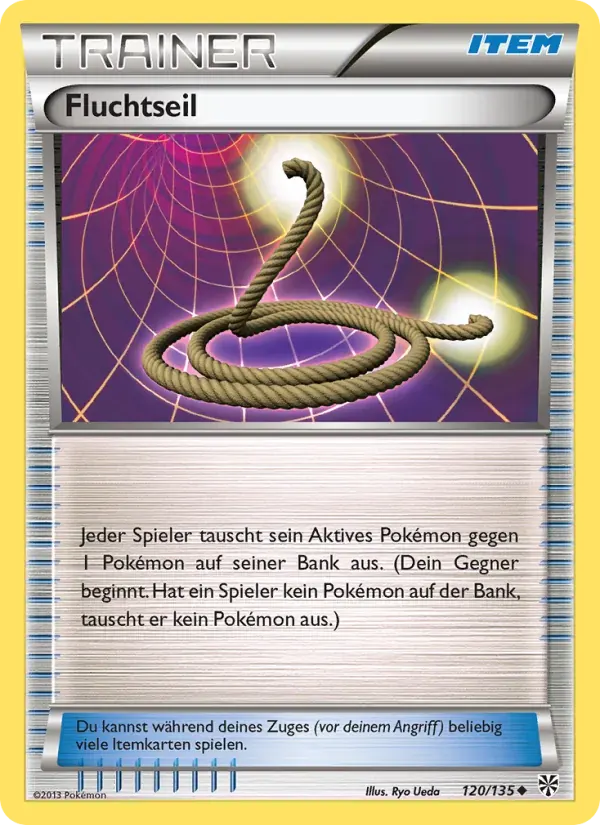 Fluchtseil — Plasma-Sturm 120 German Pokémon card