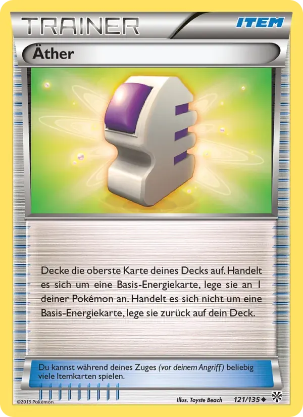 Äther — Plasma-Sturm 121 German Pokémon card