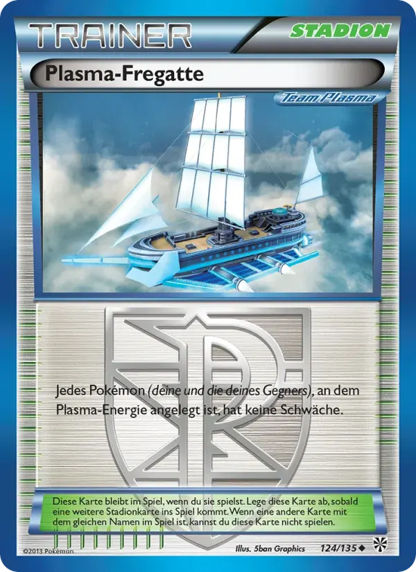 Plasma-Fregatte — Plasma-Sturm 124 German Pokémon card