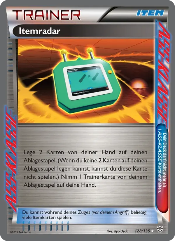Itemradar — Plasma-Sturm 128 German Pokémon card