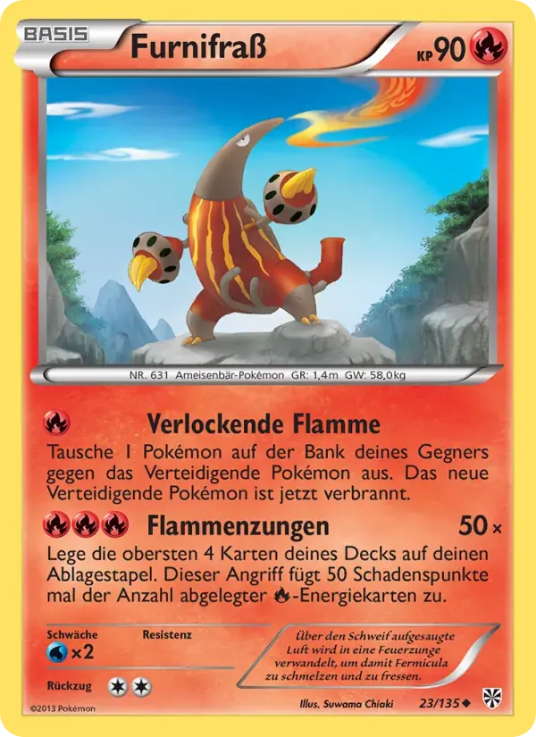 Furnifraß — Plasma-Sturm 23 German Pokémon card