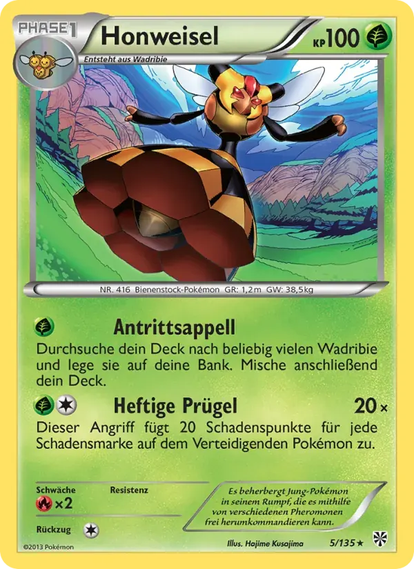 Honweisel — Plasma-Sturm 5 German Pokémon card