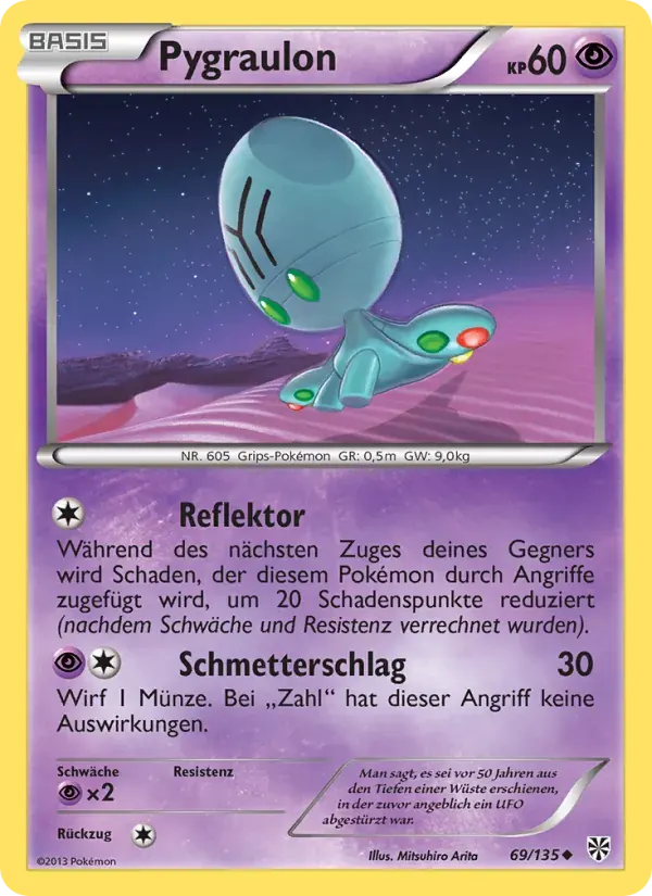 Pygraulon — Plasma-Sturm 69 German Pokémon card