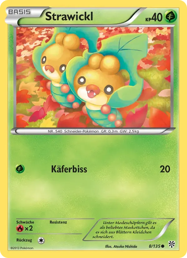 Strawickl — Plasma-Sturm 8 German Pokémon card