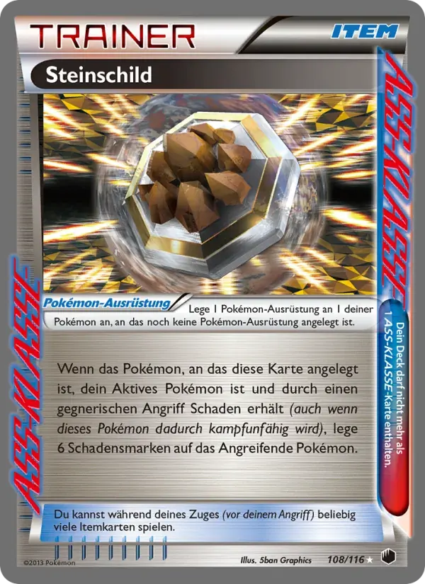 Schutzfels — Plasma-Frost 108 German Pokémon card