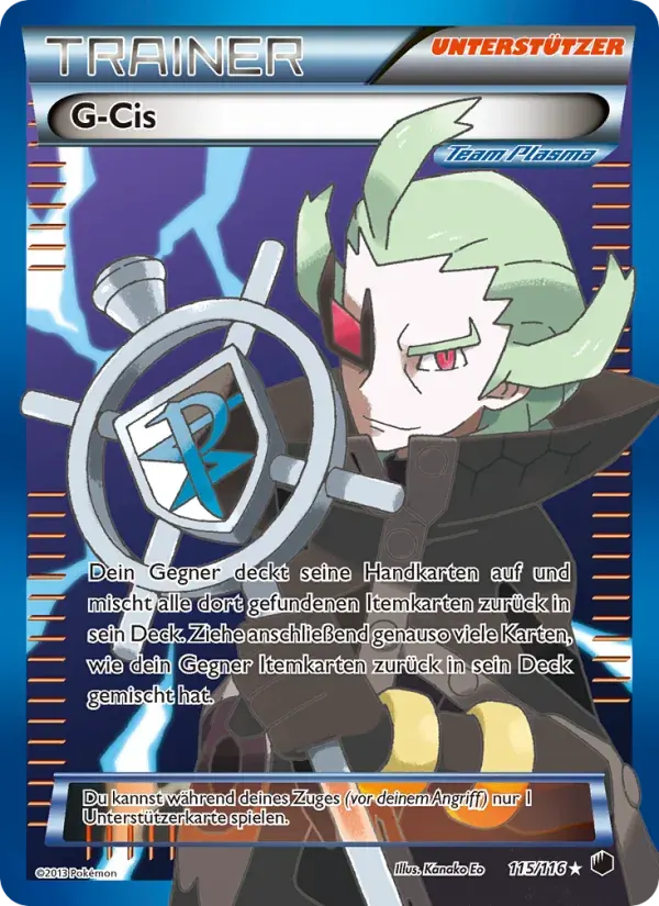 G-Cis — Plasma-Frost 115 German Pokémon card
