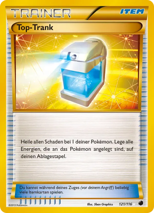 Top-Trank — Plasma-Frost 121 German Pokémon card