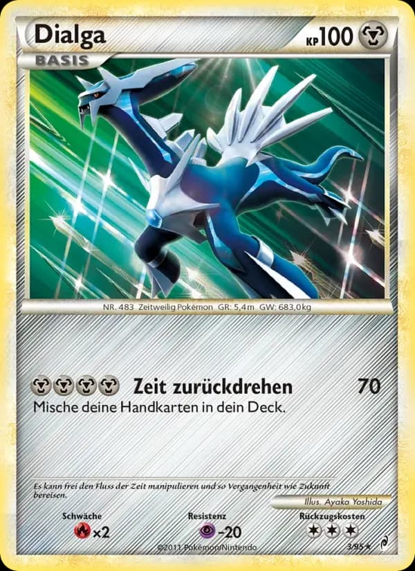 Dialga — Ruf der Legenden 3 German Pokémon card