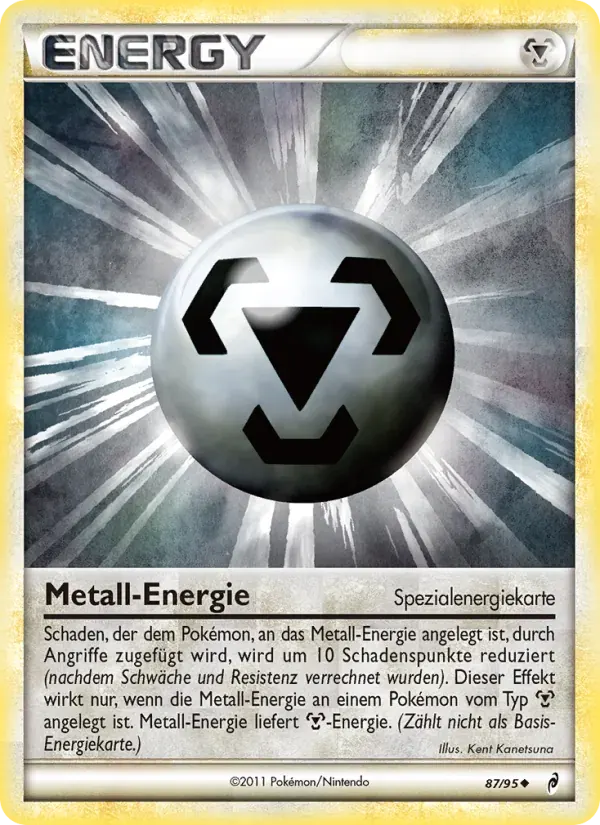 Metall-Energie — Ruf der Legenden 87 German Pokémon card