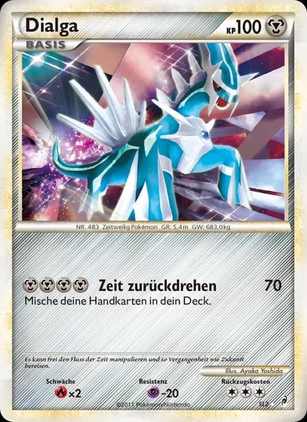 Dialga — Ruf der Legenden SL2 German Pokémon card
