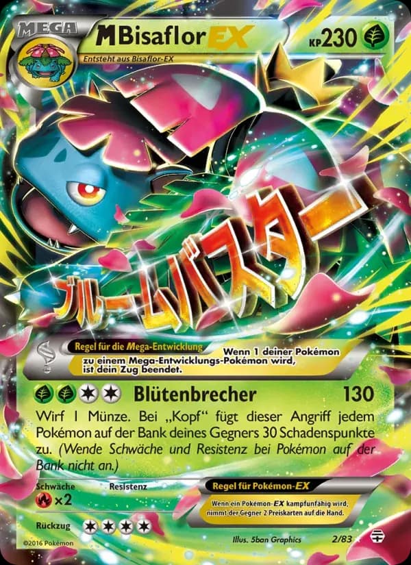 M-Bisaflor-EX — Generationen 2 German Pokémon card