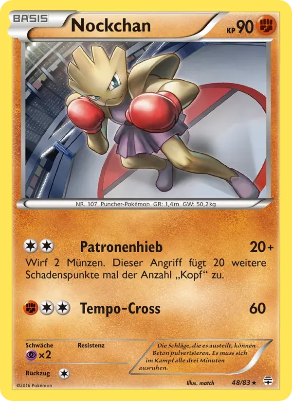 Nockchan — Generationen 48 German Pokémon card