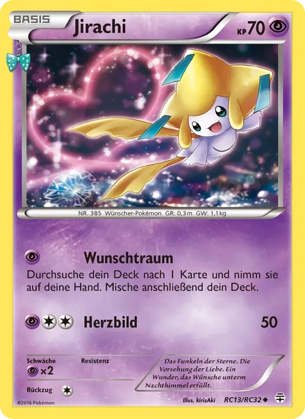 Jirachi — Generationen RC13 German Pokémon card