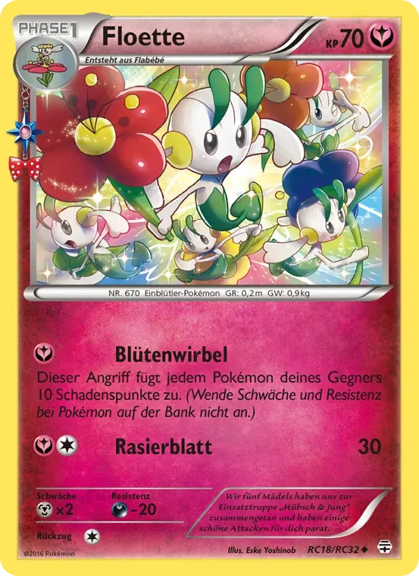 Floette — Generationen RC18 German Pokémon card