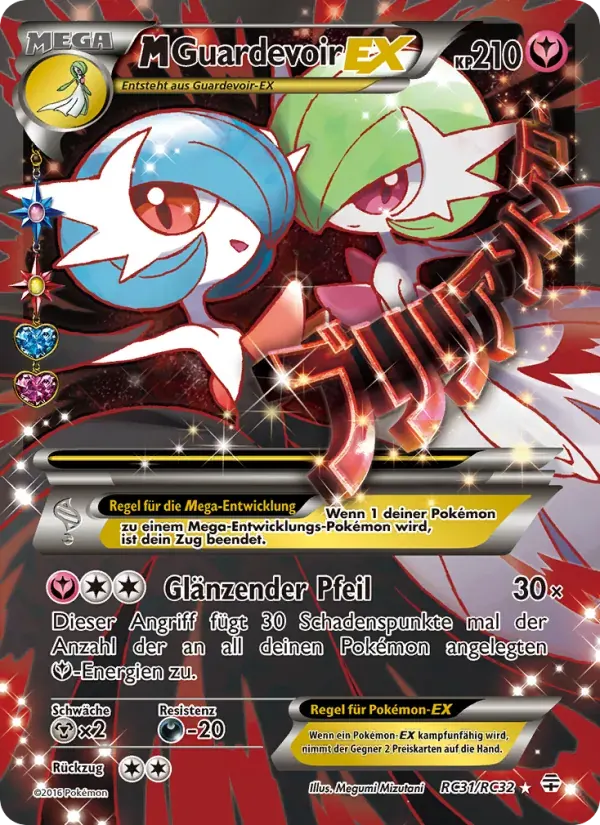 M-Guardevoir-EX — Generationen RC31 German Pokémon card