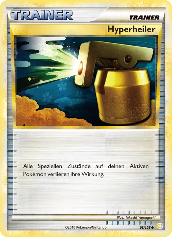 Hyperheiler — HeartGold SoulSilver 93 German Pokémon card